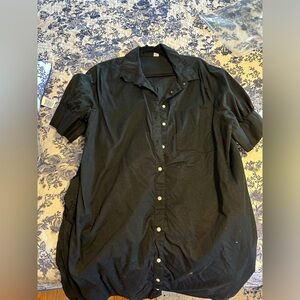 Old Navy dress black button down colllar